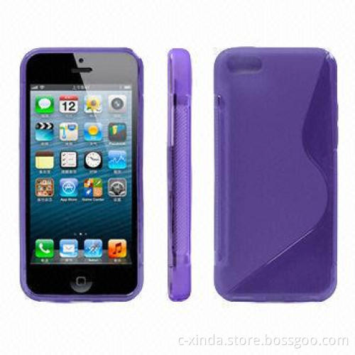 TPU case for iPhone 5C, resist dirt, stains, antistatic and anti-slip, soft texture, anti-slide